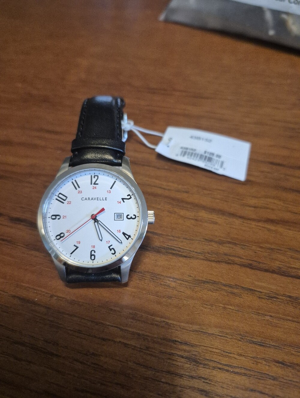 NWT,Caravelle Mens Watch